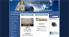 Desktop Screenshot of paroquiansassuncao.com.br
